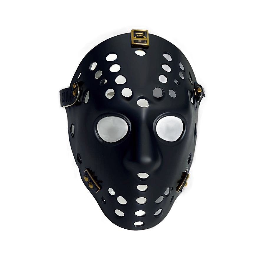 Stealth Black Hockey Mask Png Ddh PNG Image