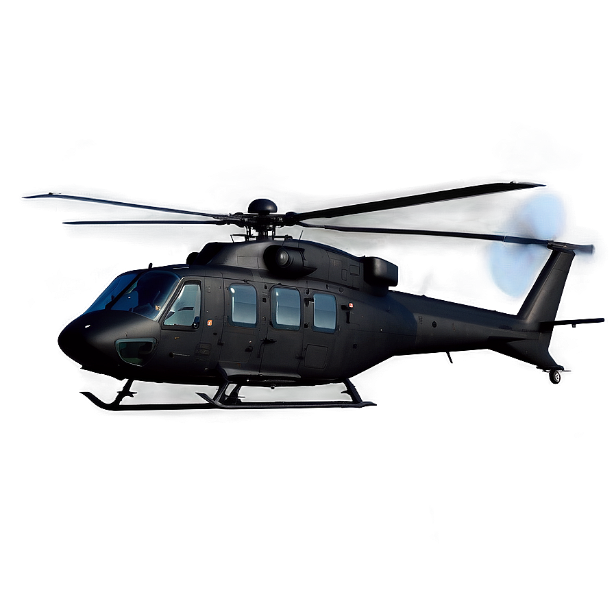 Stealth Police Helicopter Png 06212024 PNG Image