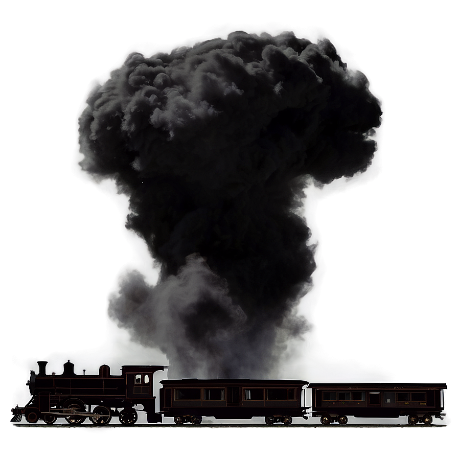 Steam Train Silhouette Png Qlc PNG Image