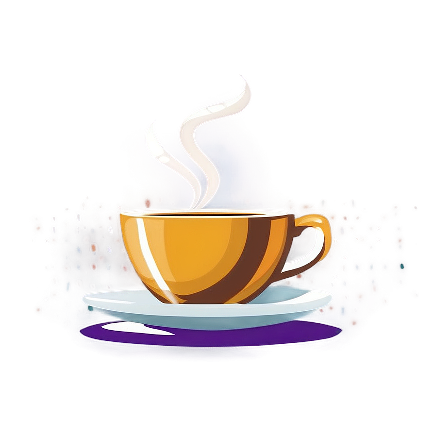 Steaming Coffee Cup Graphic Png Mvm70 PNG Image