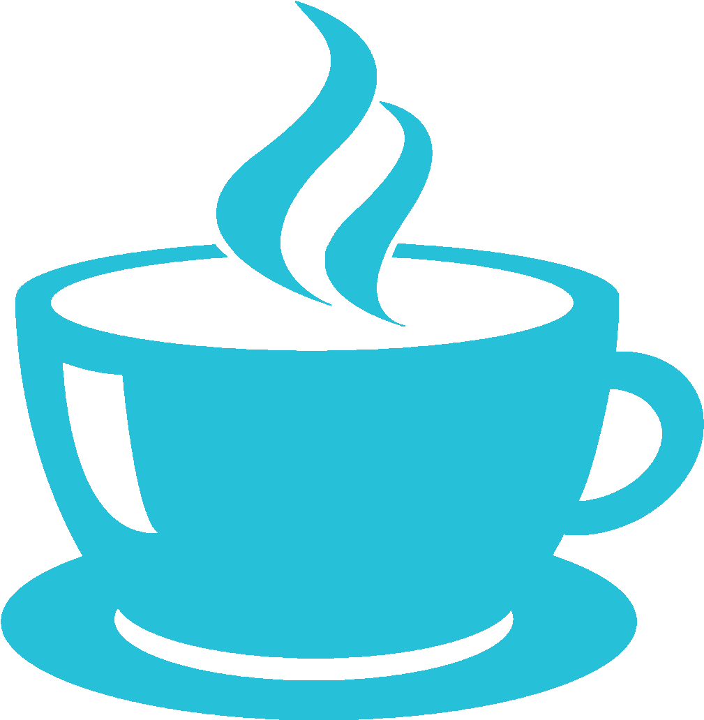 Steaming Coffee Cup Icon PNG Image