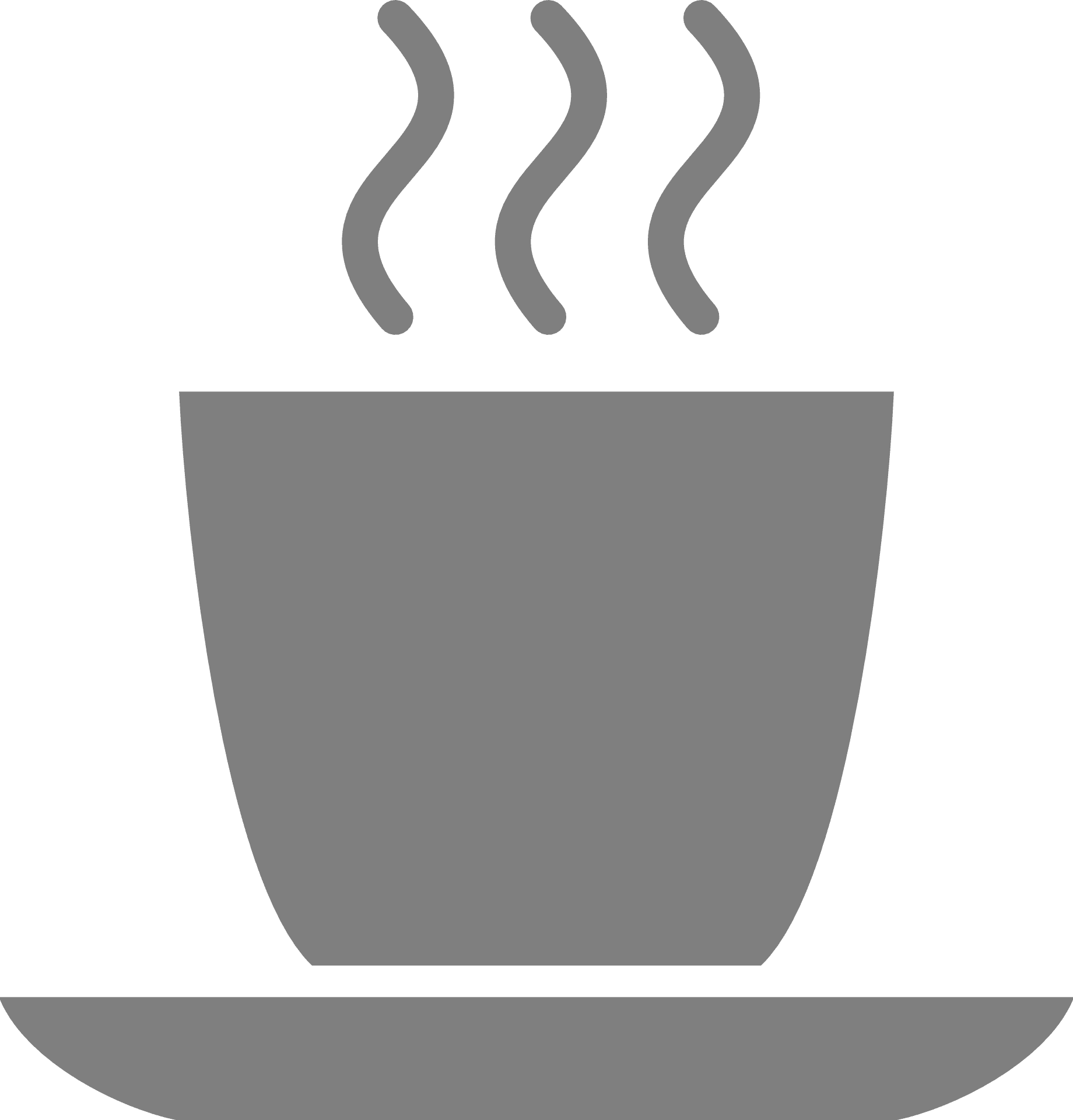 Steaming Coffee Mug Icon PNG Image