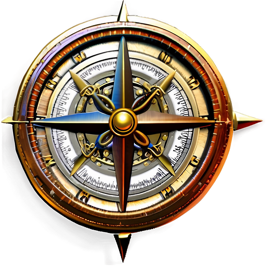 Steampunk Compass Png Lik PNG Image