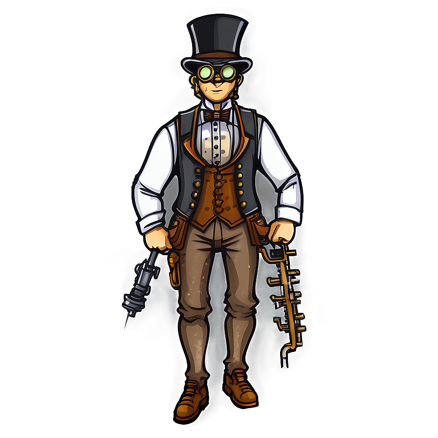 Steampunk Doodle Png 05212024 PNG Image