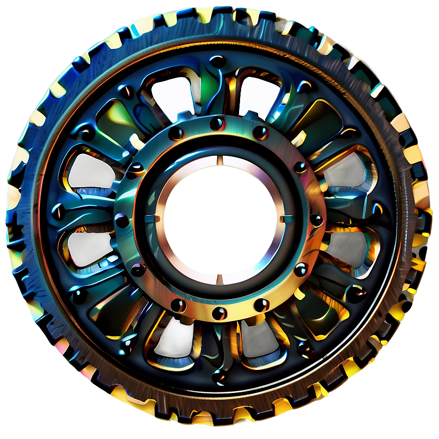 Steampunk Gear Disc Png Itn87 PNG Image