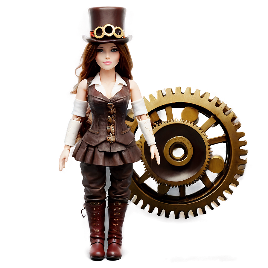 Steampunk Gear Doll Png Ect38 PNG Image