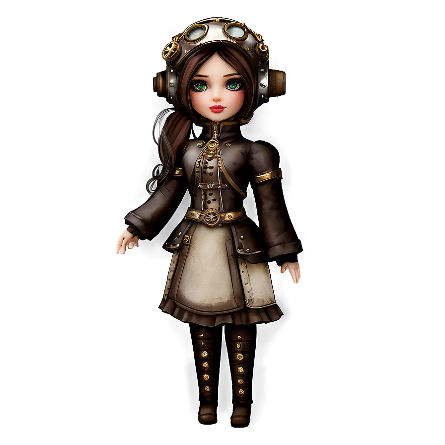 Steampunk Gear Doll Png Ngj67 PNG Image