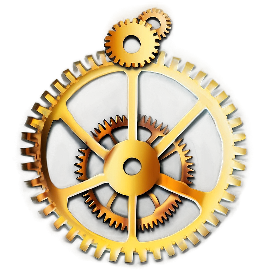 Steampunk Gear Graphic Png Pwr15 PNG Image