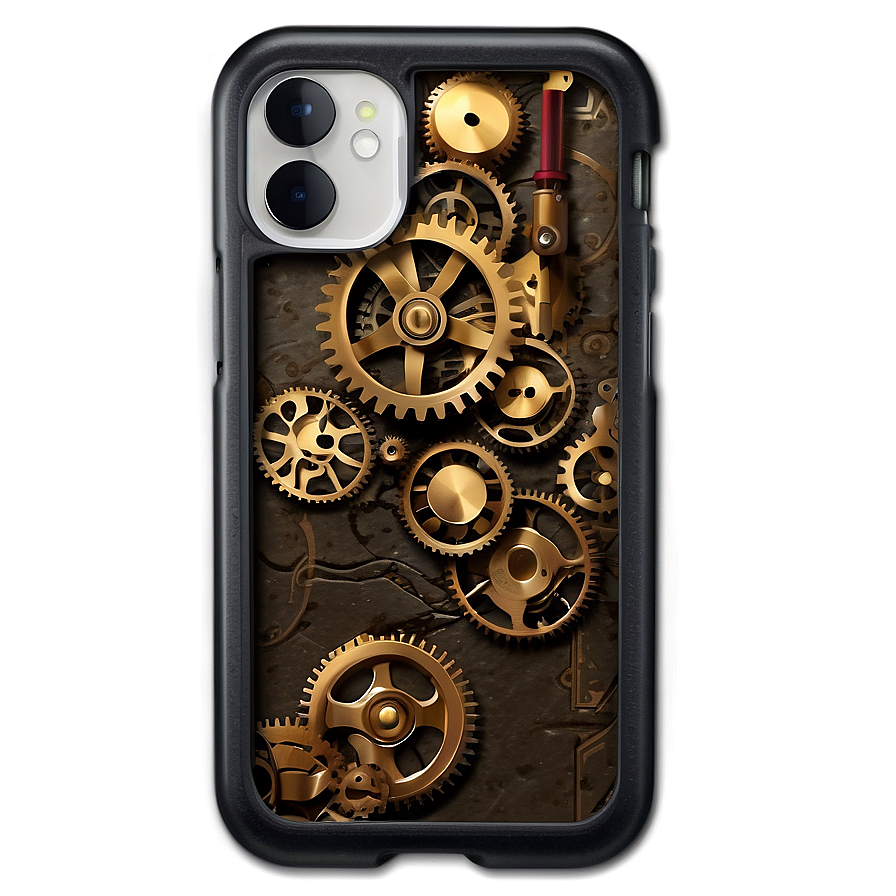 Steampunk Gears Phone Case Png Bkc PNG Image