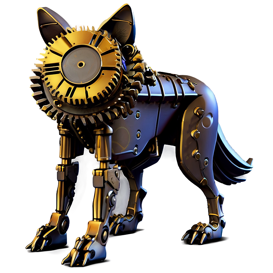 Steampunk Mechanical Wolf Png 85 PNG Image