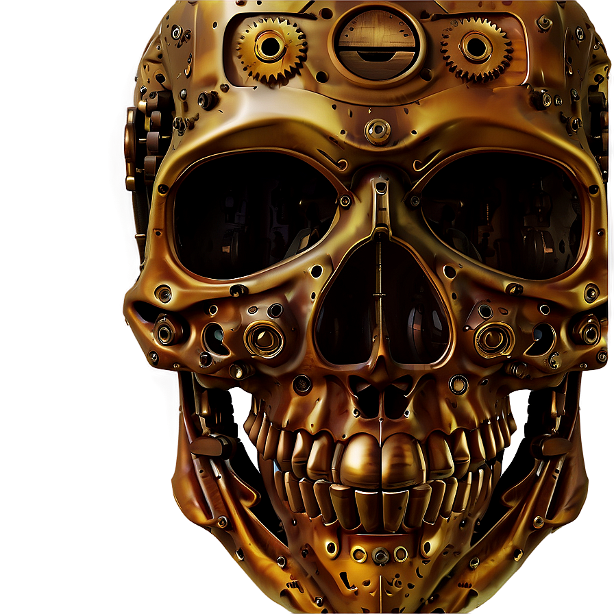 Steampunk Skull Drawing Png B PNG Image