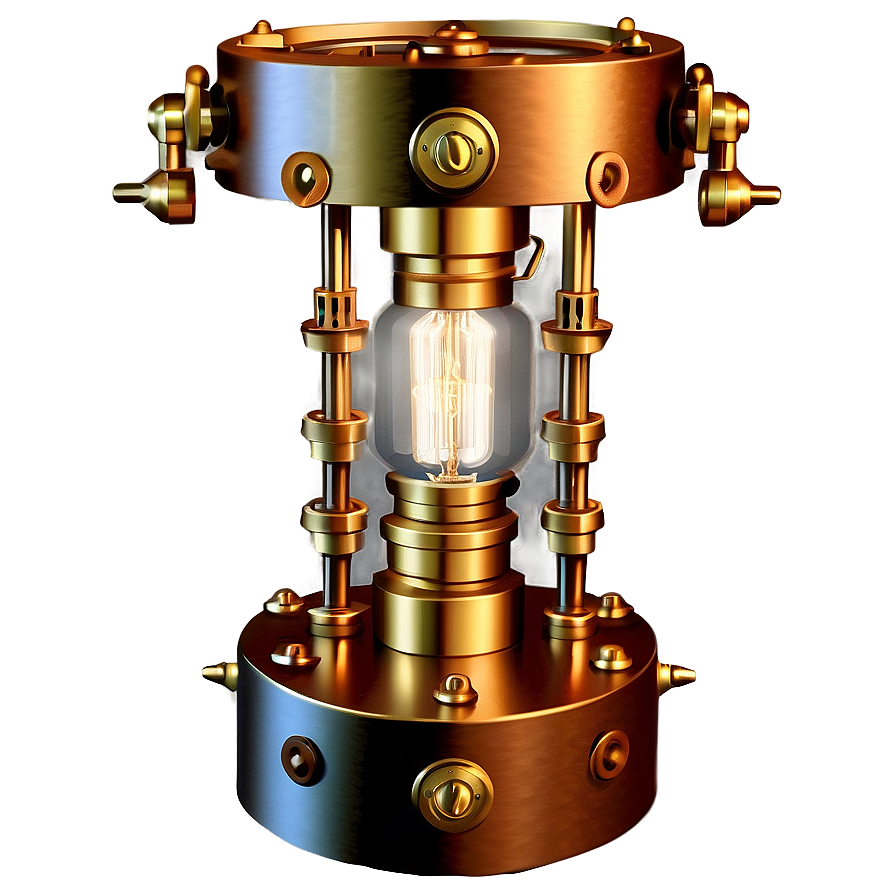 Steampunk Table Lamp Png Tjg55 PNG Image