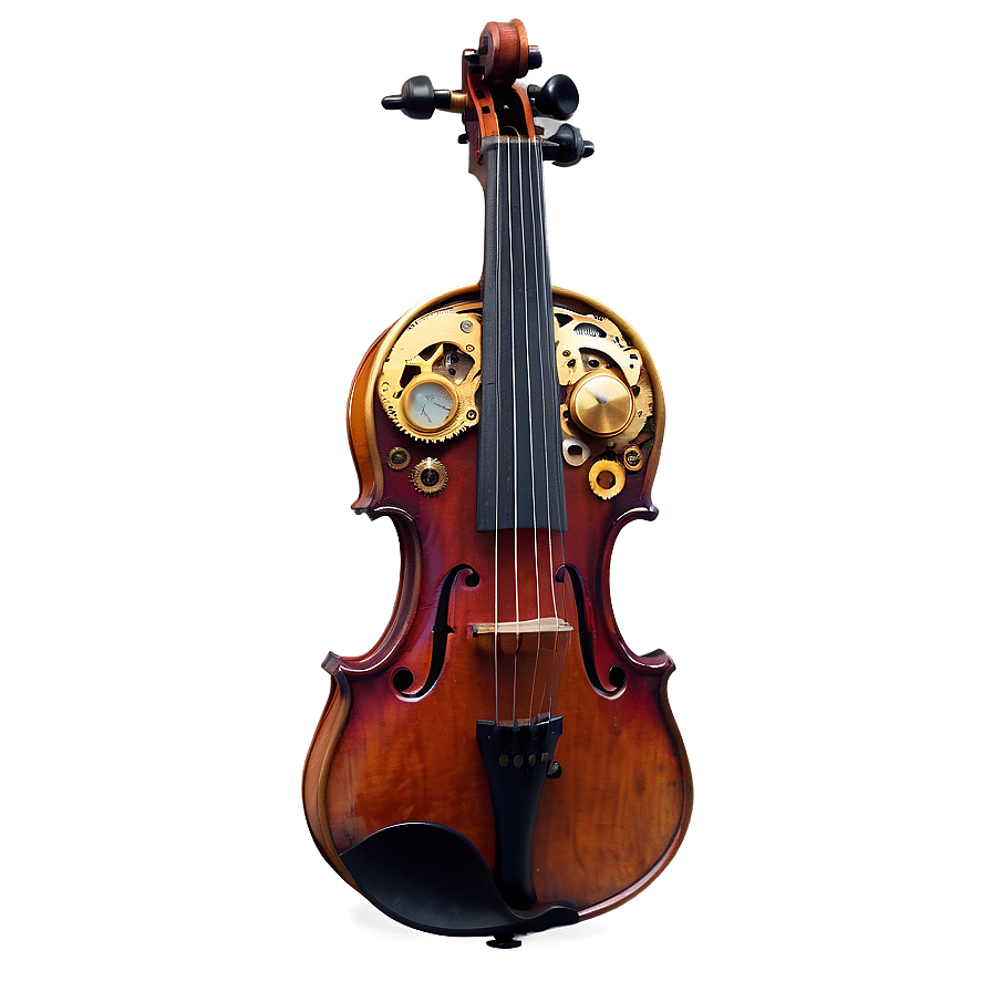 Steampunk Violin Png Aya PNG Image