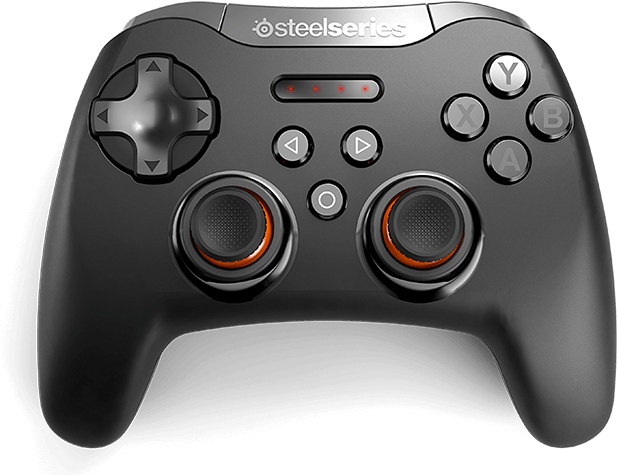 Steel Series Game Controller Black PNG Image