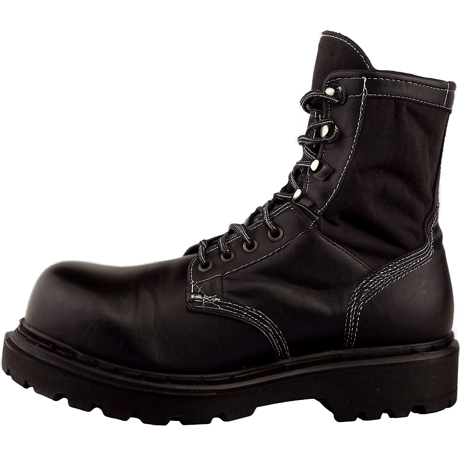 Steel Toe Combat Boots Png Stp38 PNG Image