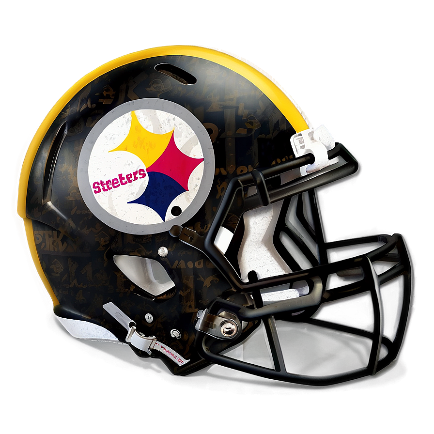 Steelers Helmet For Design Png Byq52 PNG Image