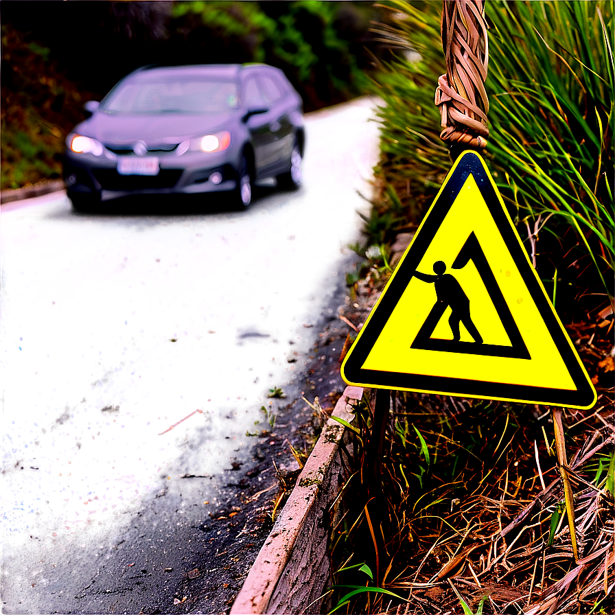 Steep Hill Warning Png Xfw PNG Image