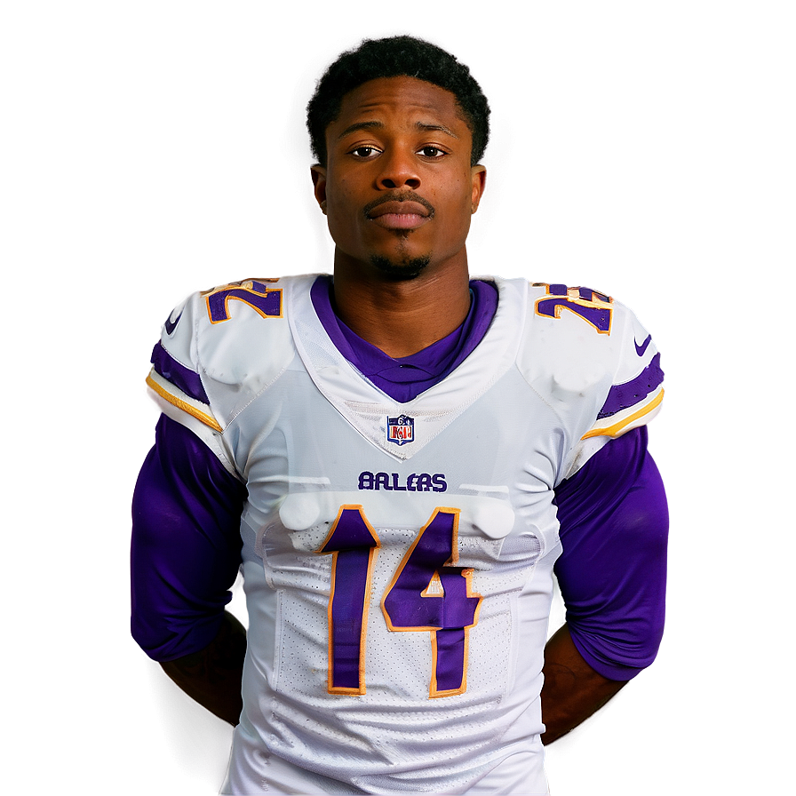 Stefon Diggs In-game Focus Png Ixr PNG Image