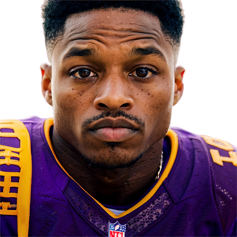 Stefon Diggs Intense Game Face Png 06202024 PNG Image