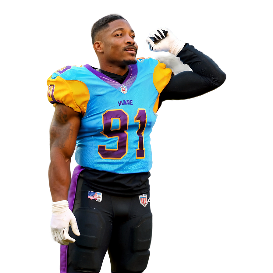 Stefon Diggs Pre-game Warmup Png Ins22 PNG Image