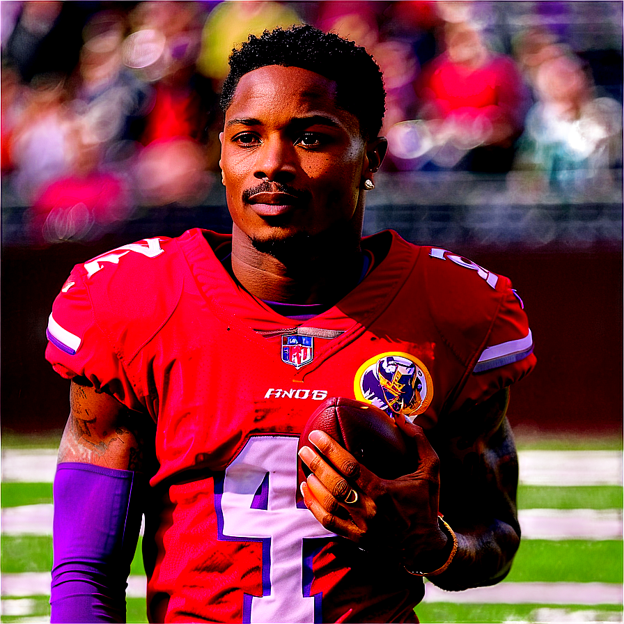 Stefon Diggs Record-breaking Reception Png 06202024 PNG Image