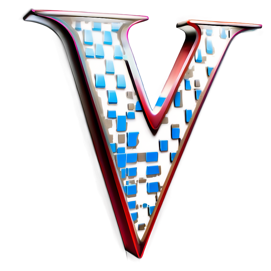 Stencil Letter V Png Vbw PNG Image