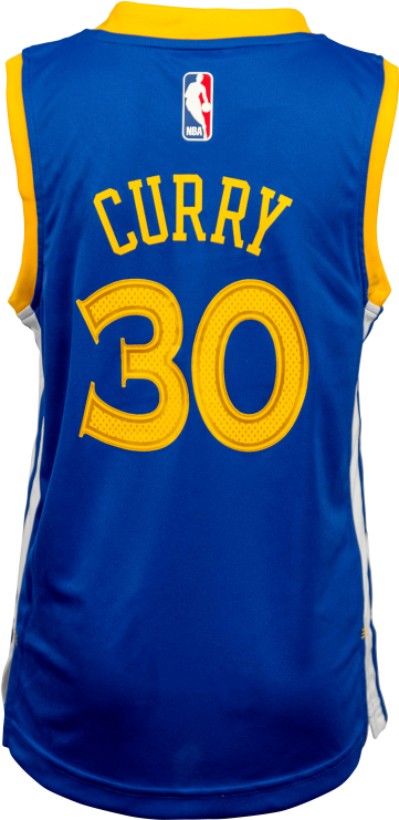 Steph Curry30 Warriors Jersey Back PNG Image