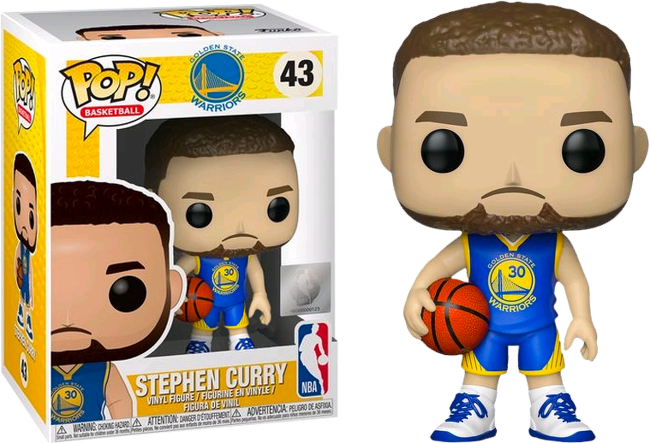 Stephen Curry Funko Pop Figure PNG Image