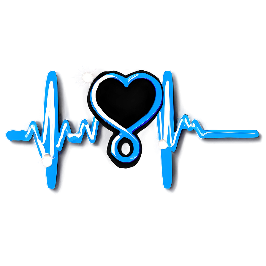 Stethoscope Heartbeat Love Png Gkx PNG Image