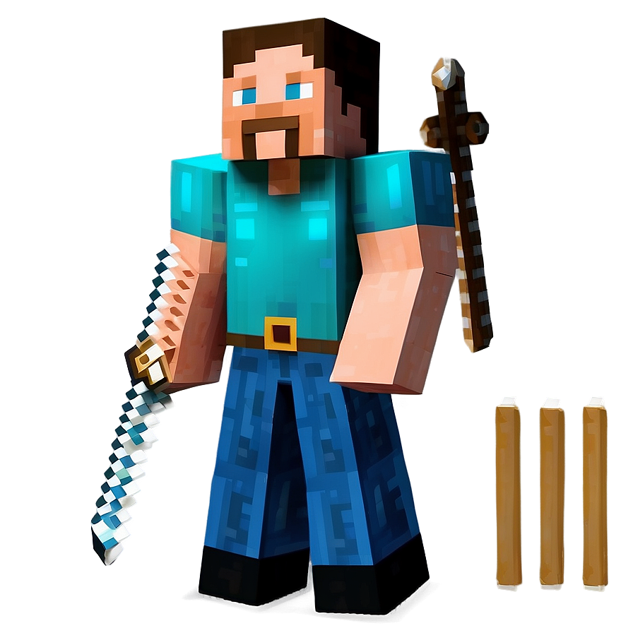 Steve Minecraft Asset Png 43 PNG Image