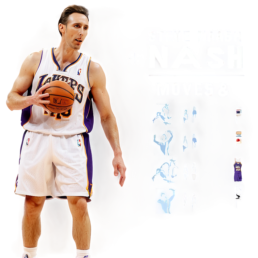 Steve Nash Signature Moves Png Msm48 PNG Image