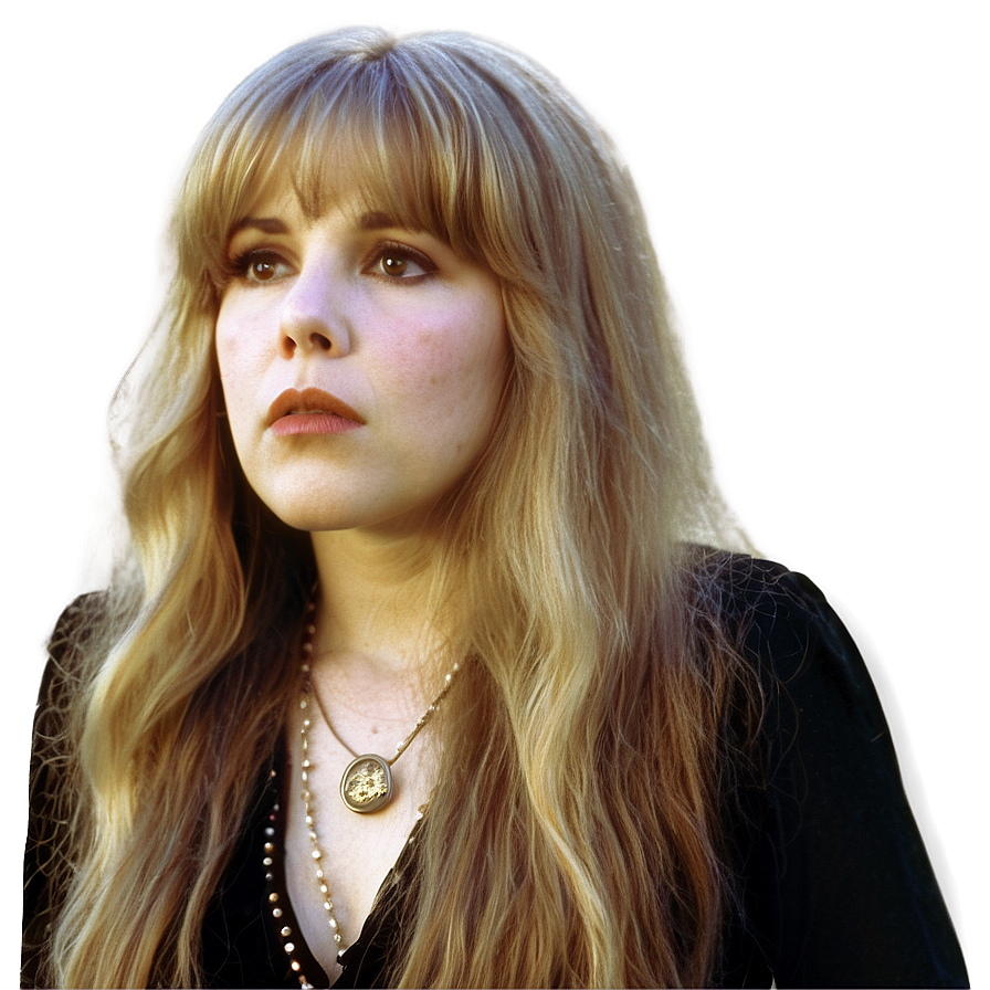 Stevie Nicks Fashion Icon Png Ruj PNG Image