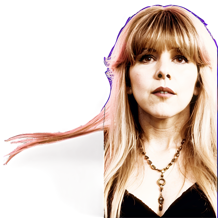 Stevie Nicks In Concert Png Uxn PNG Image