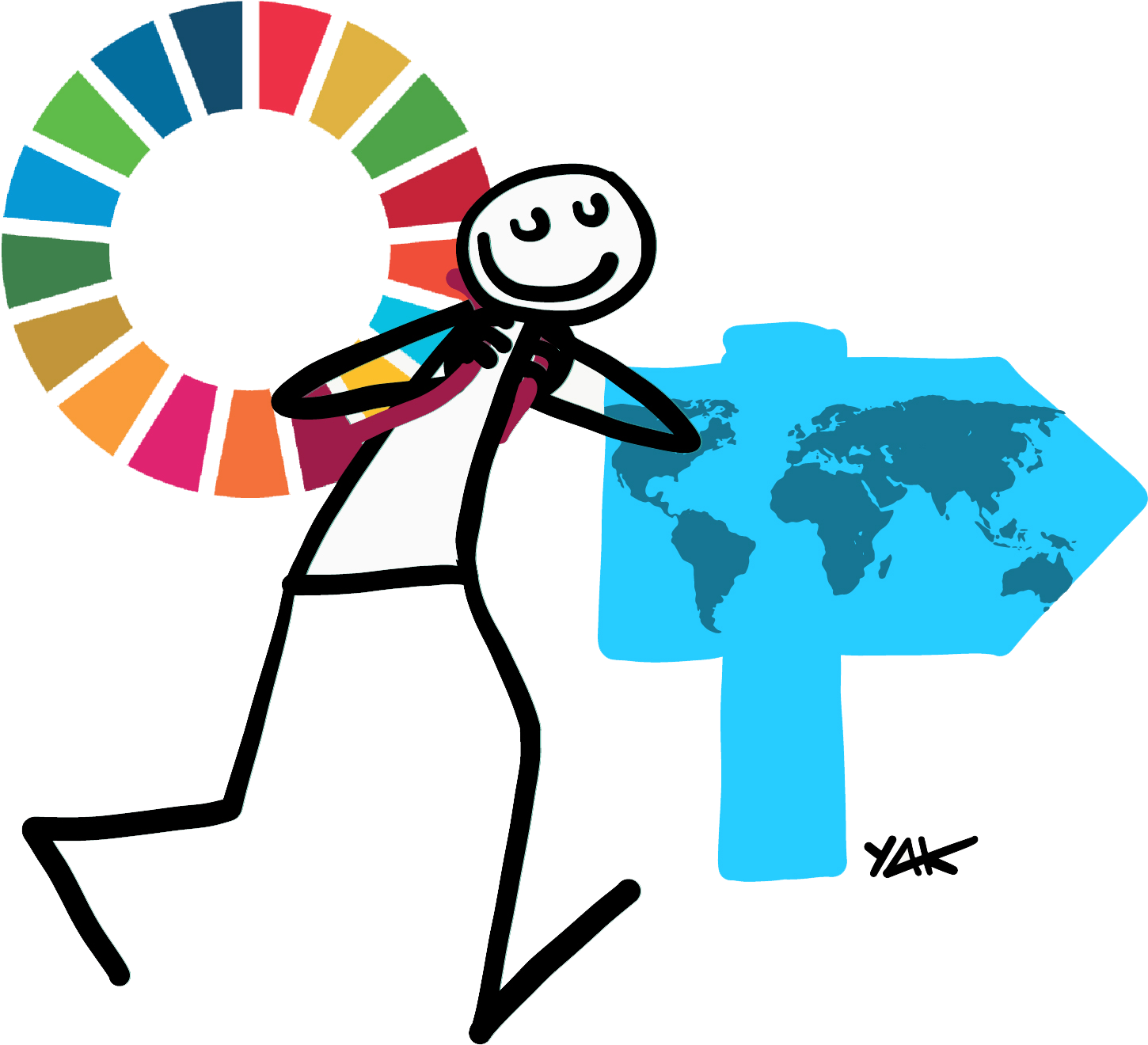 Stick Figure Global Choices PNG Image