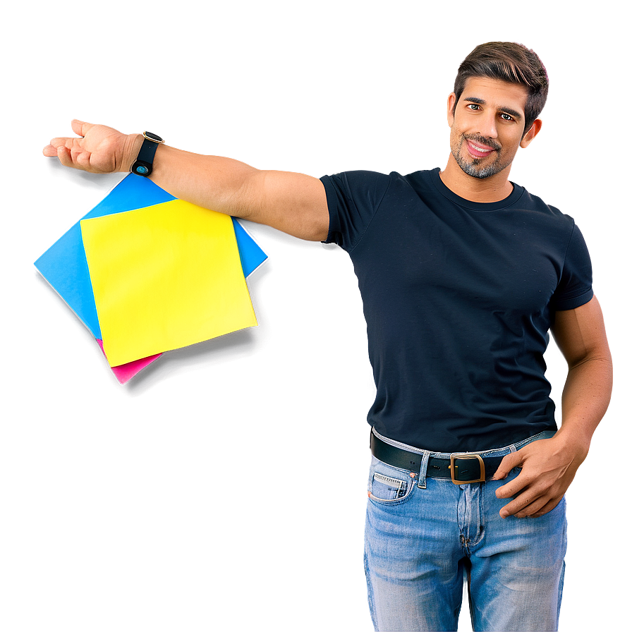 Sticky Note In Hand Png Snr8 PNG Image