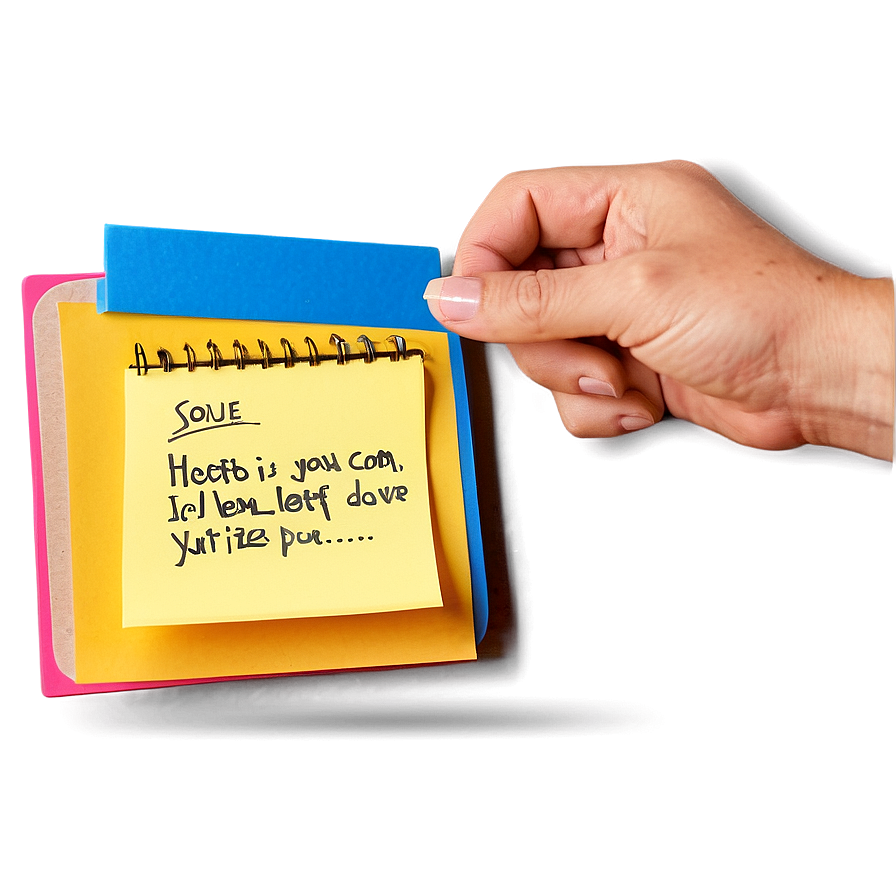 Sticky Note On Board Png Oby PNG Image