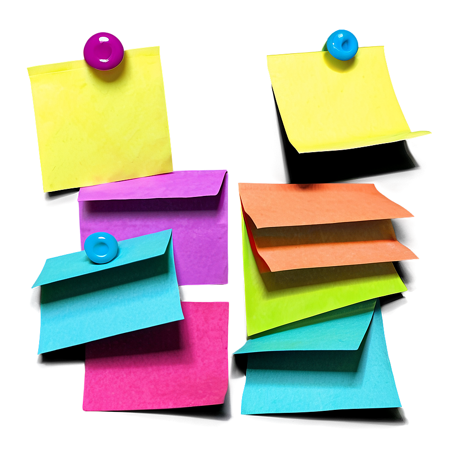 Sticky Note With Magnet Png Eah PNG Image