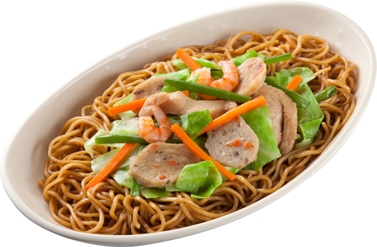 Stir Fried Noodleswith Shrimpand Vegetables PNG Image