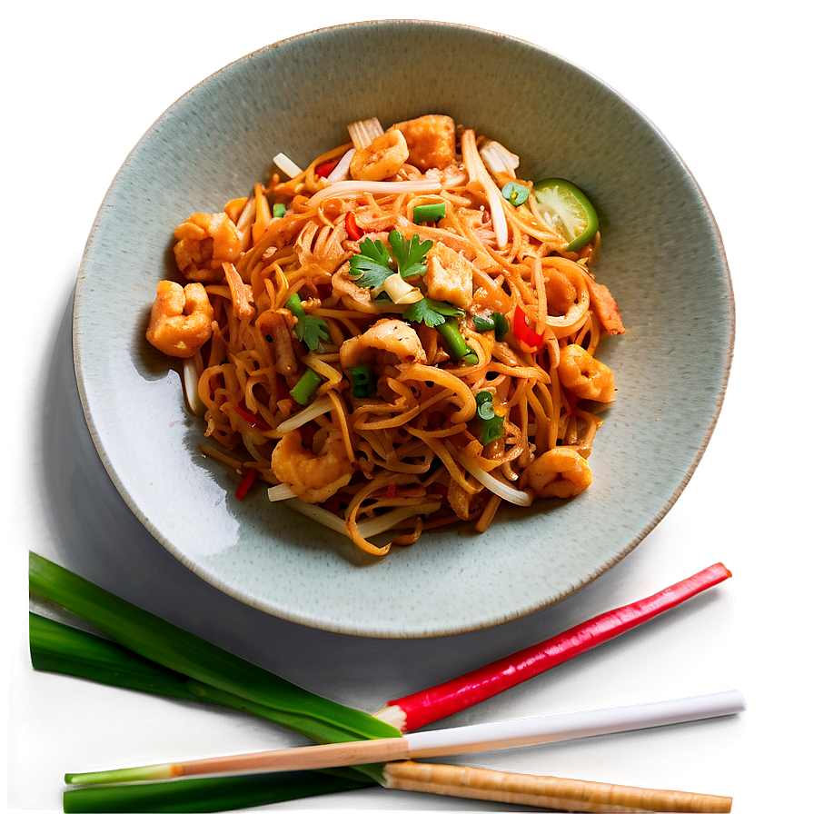 Stir-fried Pad Thai Png Iwe PNG Image