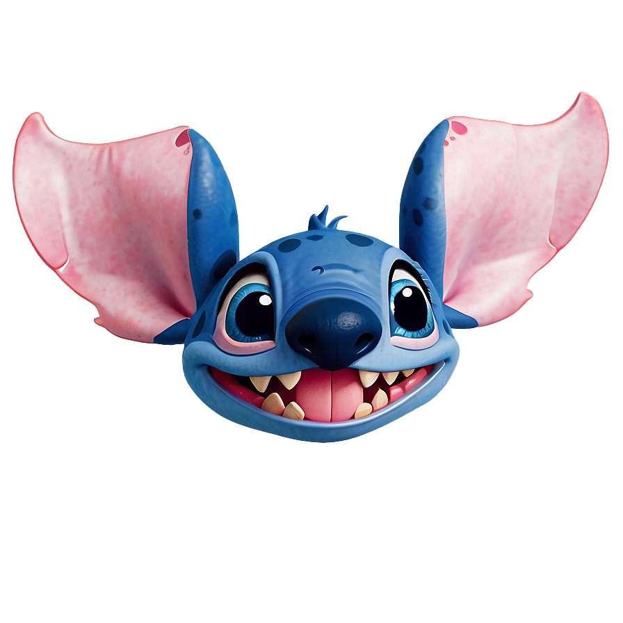 Stitch's Mischievous Smile Png Jbh PNG Image