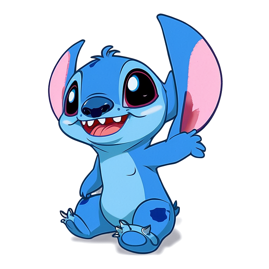 Stitch's Surprise Expression Png Tpl9 PNG Image