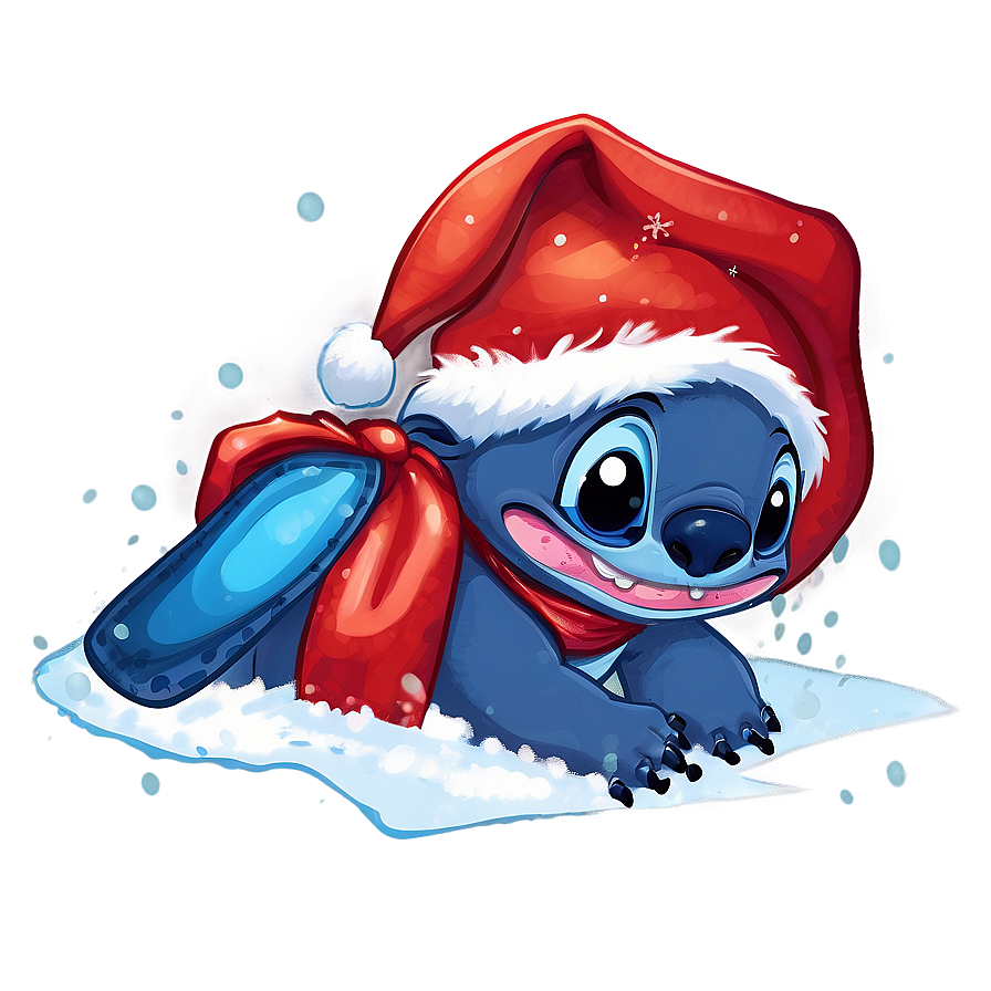 Stitch’s First Christmas Snow Png Egx74 PNG Image