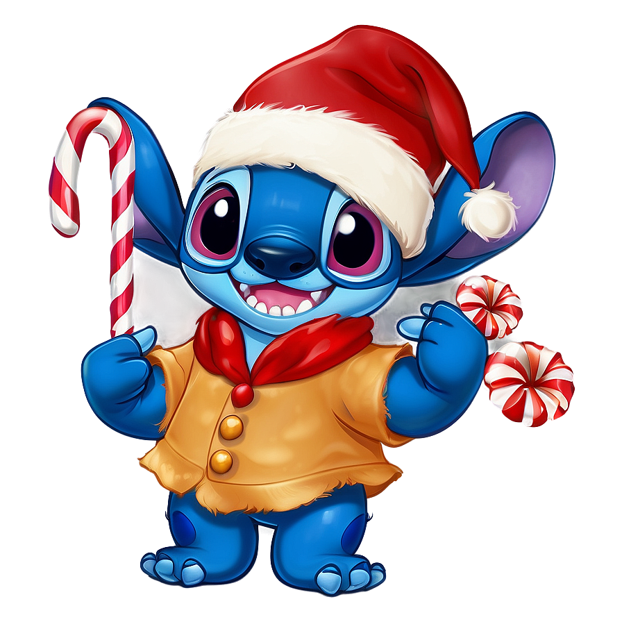 Stitch’s Holiday Cheer Png Qcq PNG Image