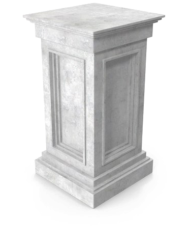 Stone Pillar Isolated PNG Image