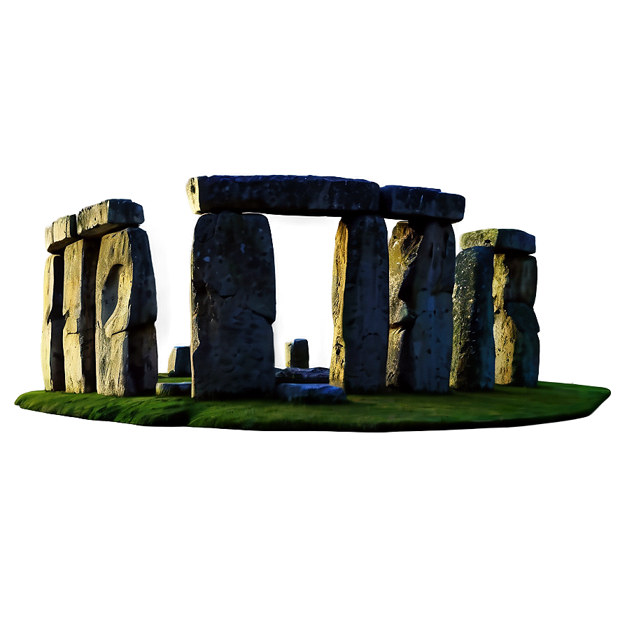 Stonehenge And The Starry Night Sky Png Heg PNG Image