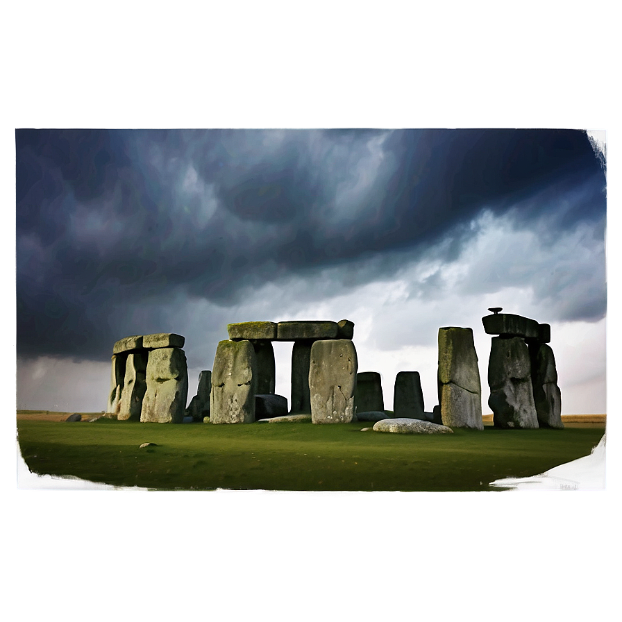 Stonehenge With Dramatic Clouds Png 40 PNG Image