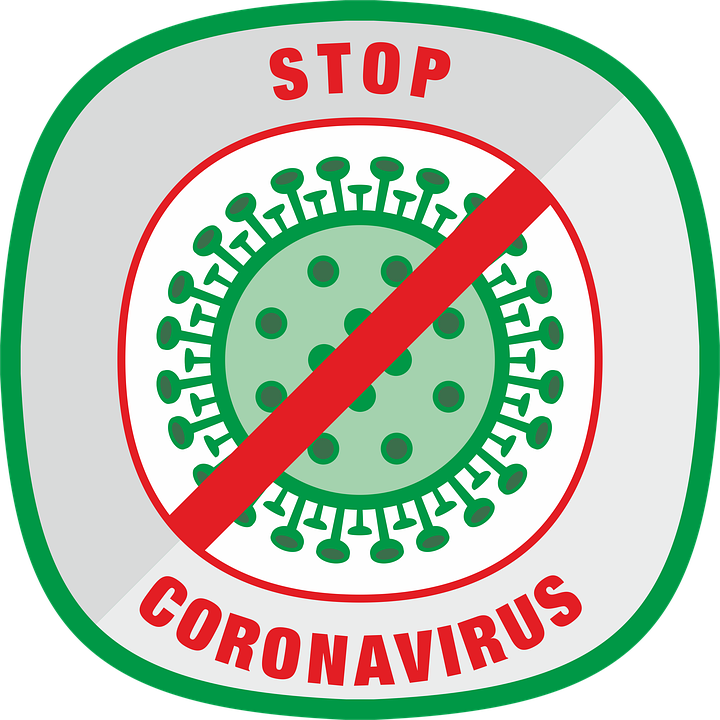 Stop Coronavirus Sign Graphic PNG Image