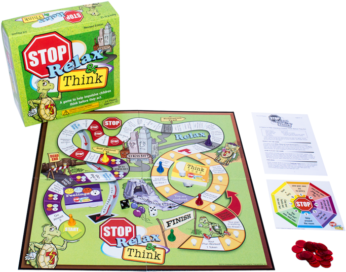 Stop Relax Think Board Game PNG Image