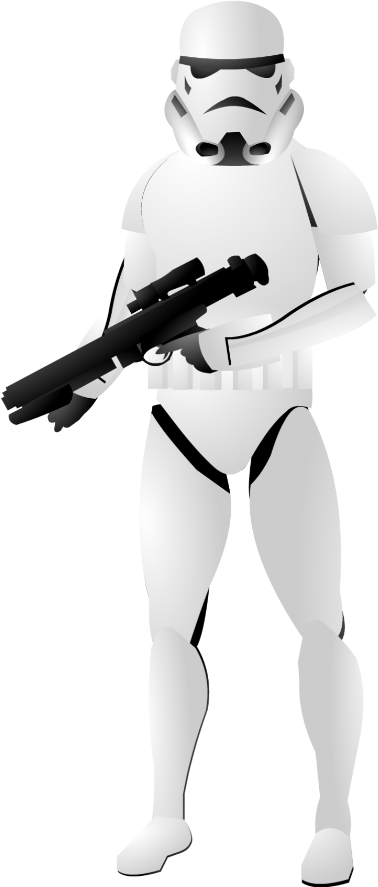 Stormtrooper_ Ready_ For_ Action PNG Image