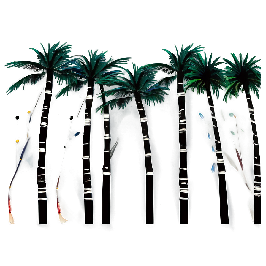 Stormy Sky Palms Png Swh PNG Image